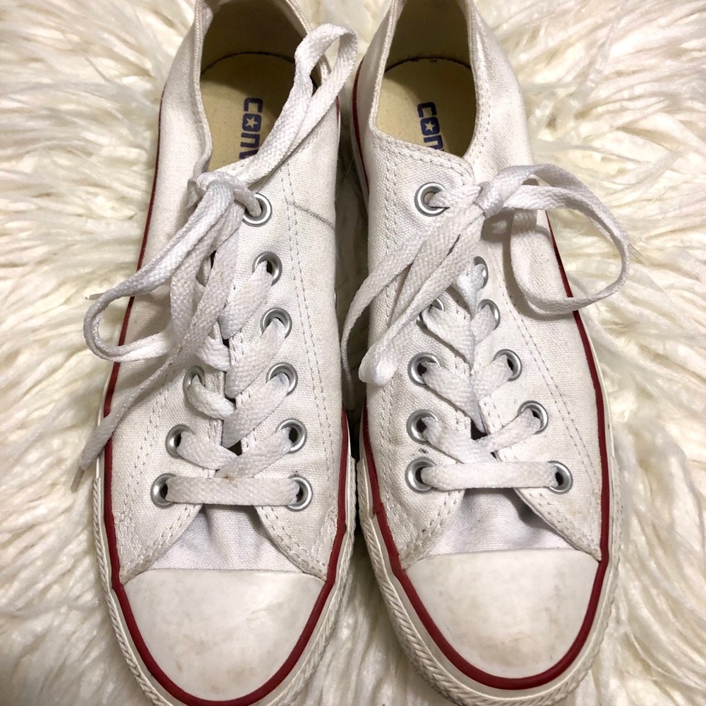 Low Top White Converse
